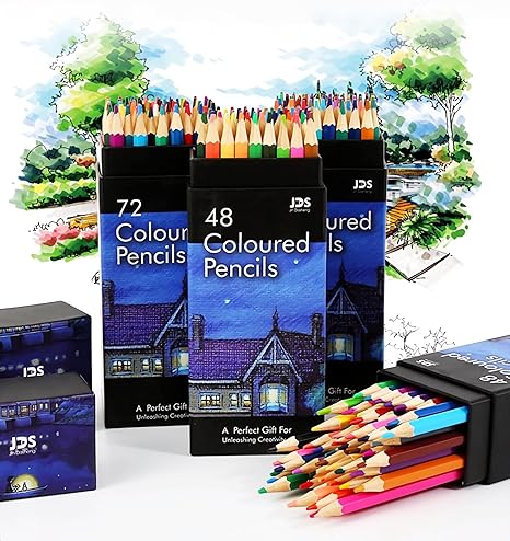 Cardboard Box Oil-Based Color Pens