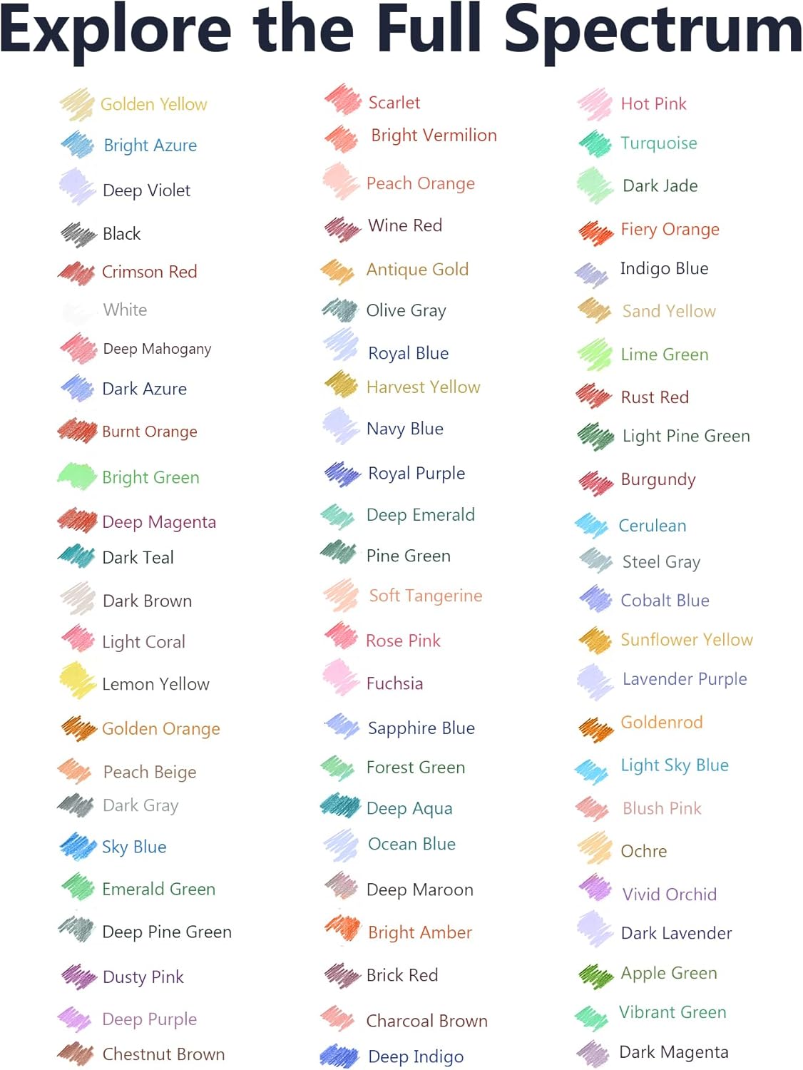 Standard Oil-Based Color Pens