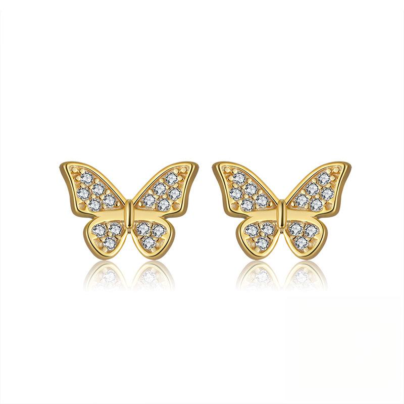 14K Gold Plated/18K Gold Vermeil Small Huggie Earrings for Women | 925 Sterling Silver Post, Comfortable & Hypoallergenic
