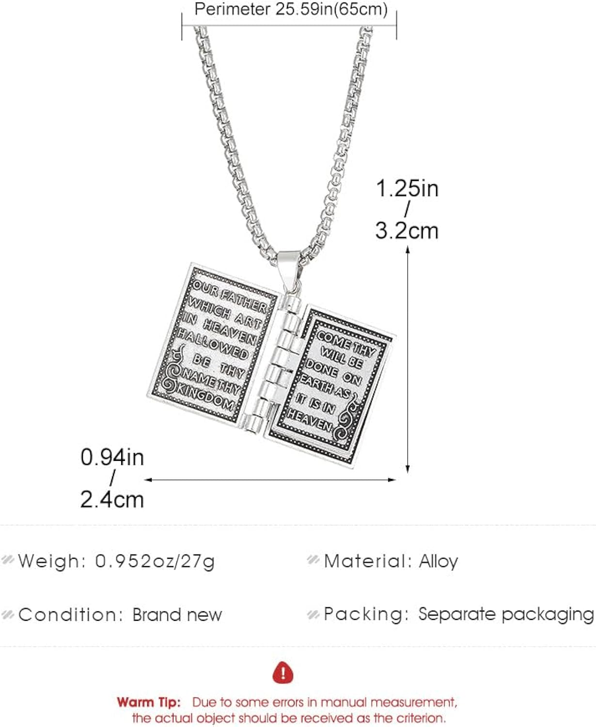 Bible Verse Necklace & Bracelet