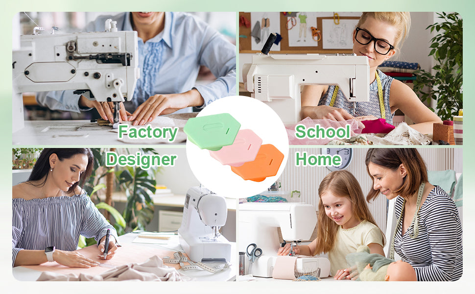 Conjunto de guias de costura magnéticos (3 cores) – Perfeito para costuras retas