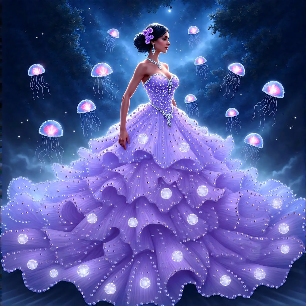 Midnight Jellyfish – 1000 Piece Puzzle