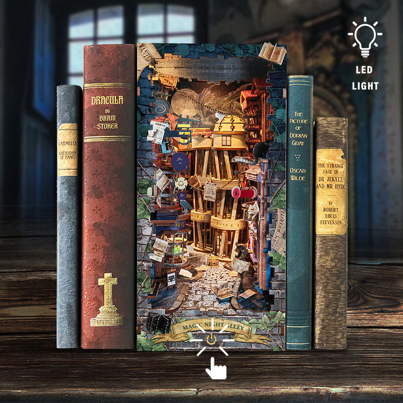 Magic Alley-DIY 3D Book Nook Model Kit