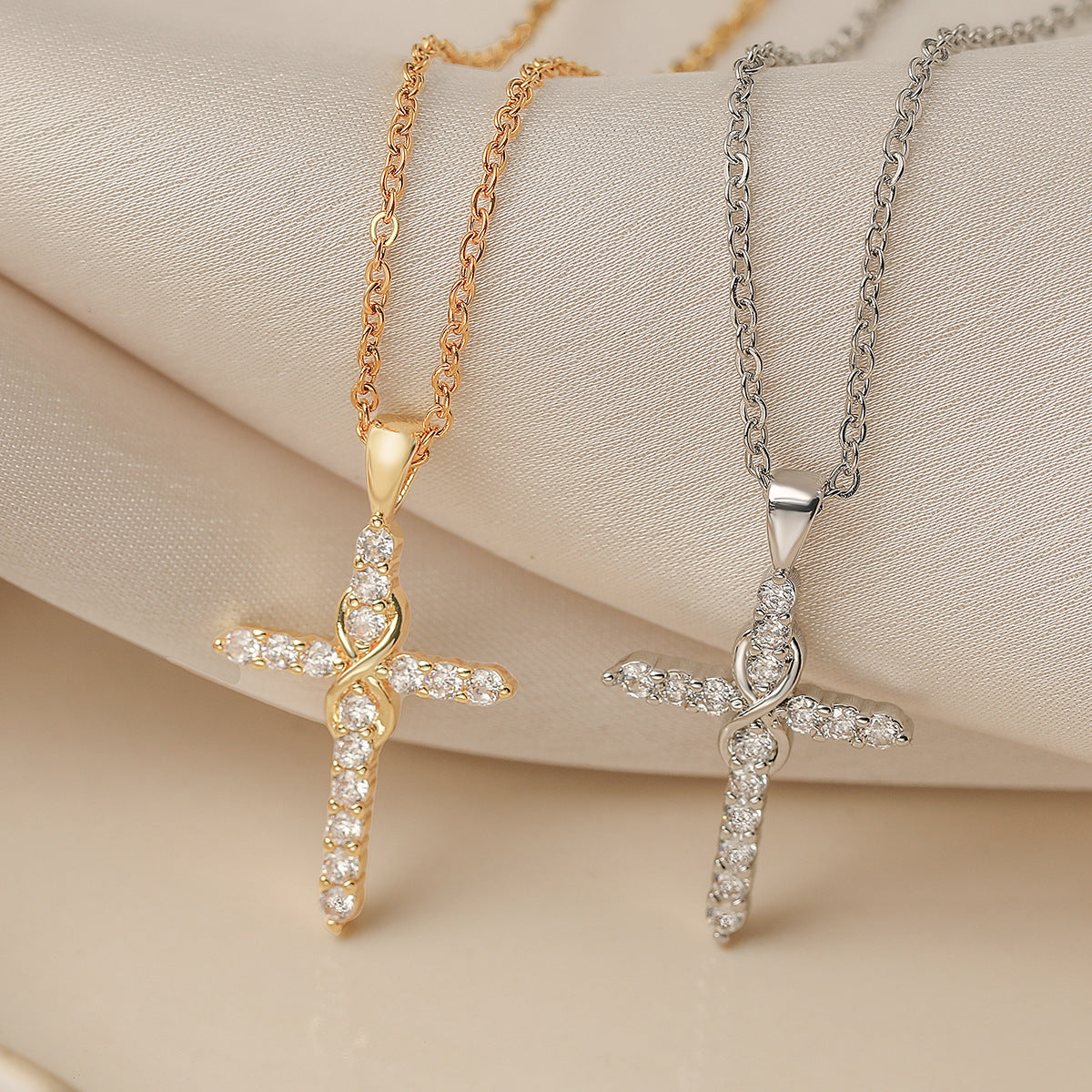 Sparkle Cross Necklace