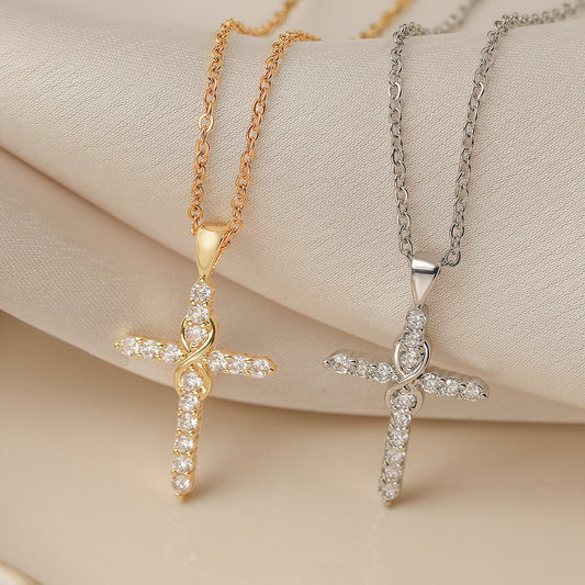 Sparkle Cross Necklace