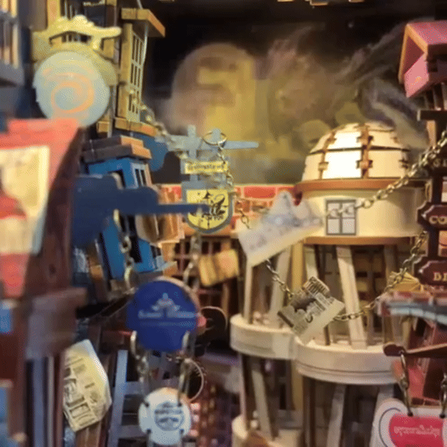 Magic Alley-DIY 3D Book Nook Model Kit