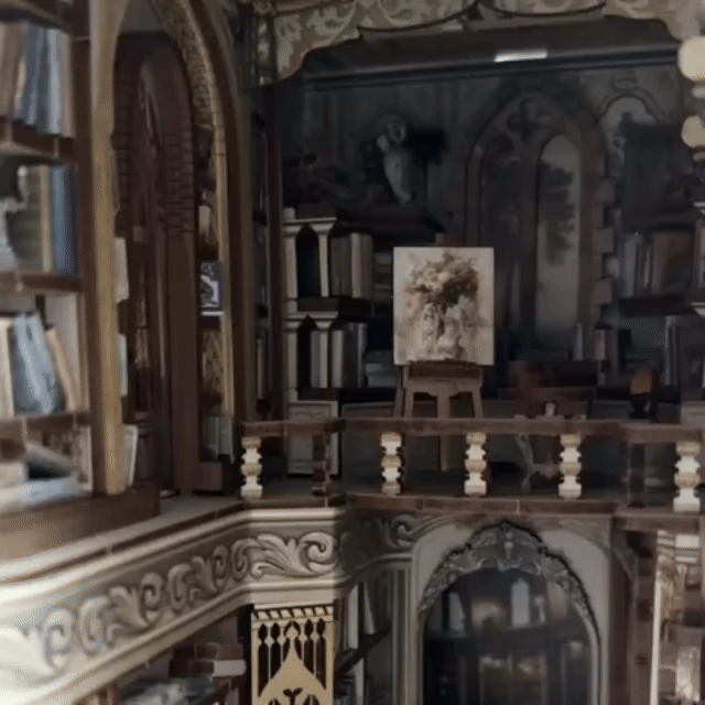 Gorgeous Manor- DIY3D Book Nook Model Kit