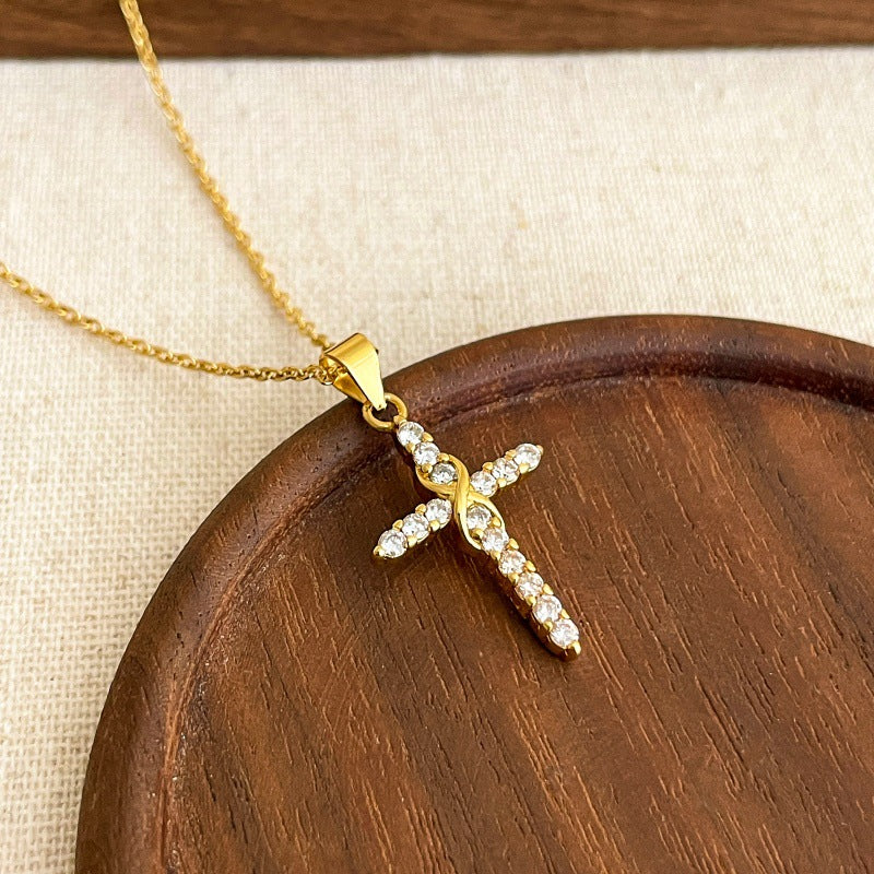 Sparkle Cross Necklace