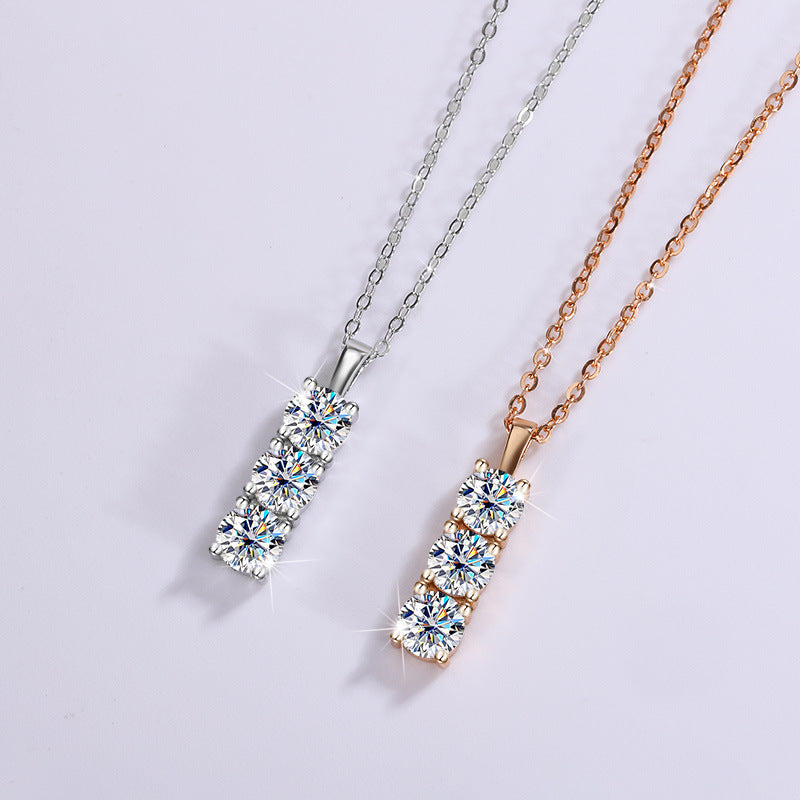 Eternal Three-Stone Necklace