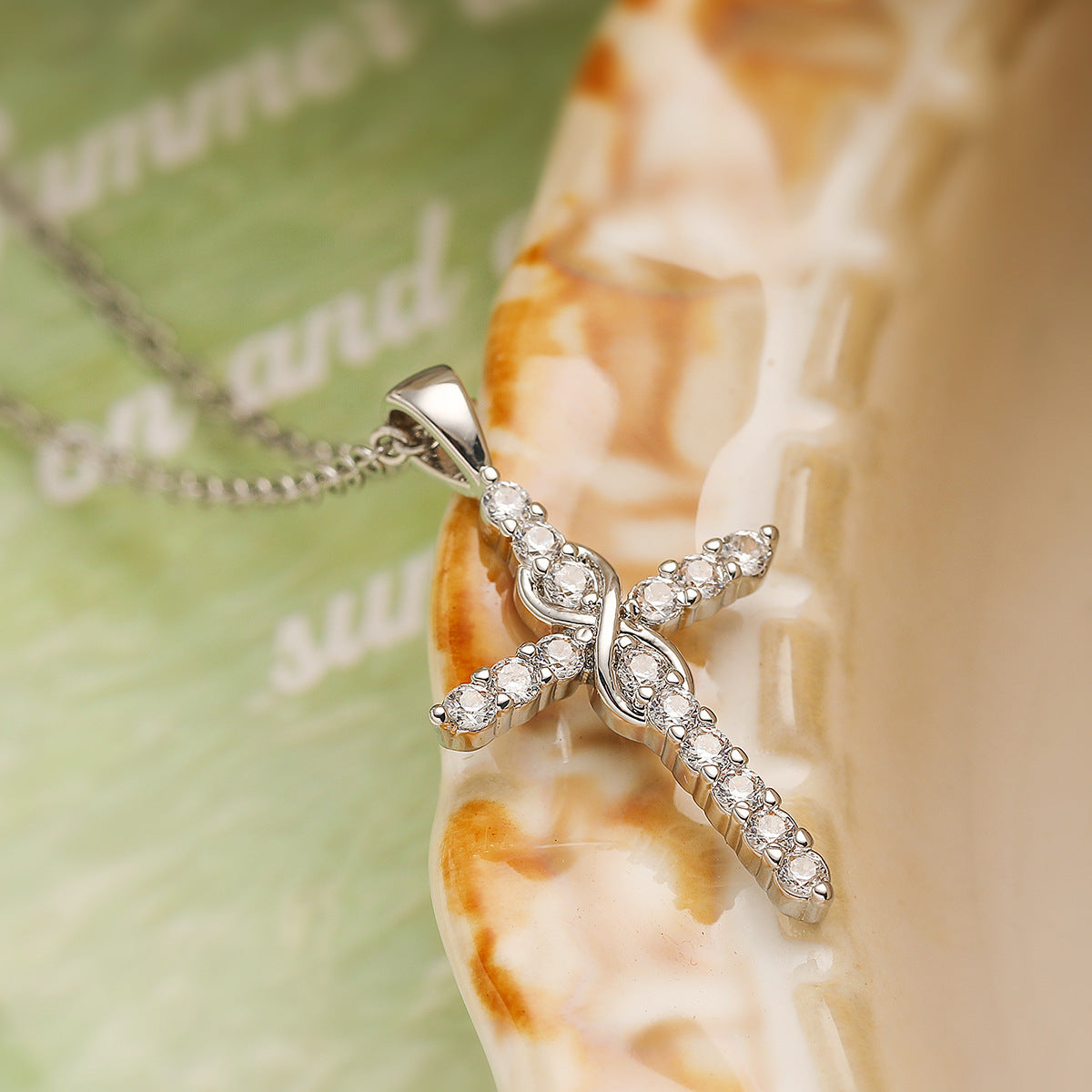 Sparkle Cross Necklace