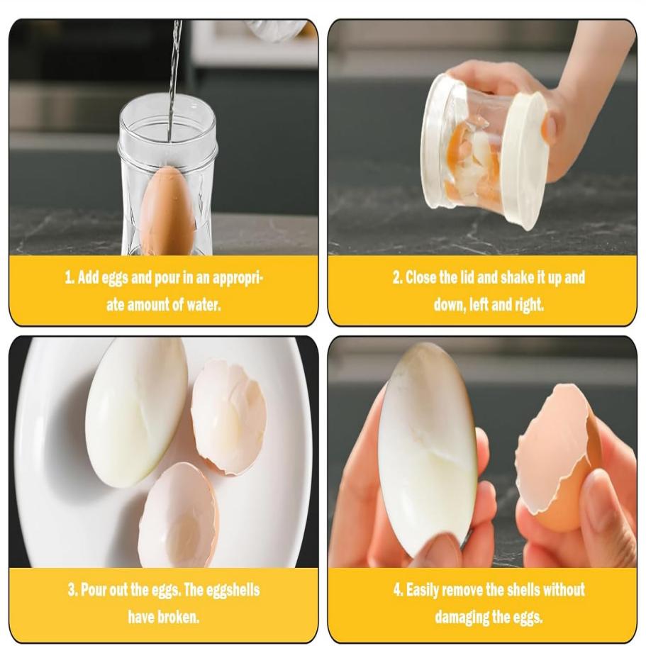 Hard-Boiled Egg Peeler🥚
