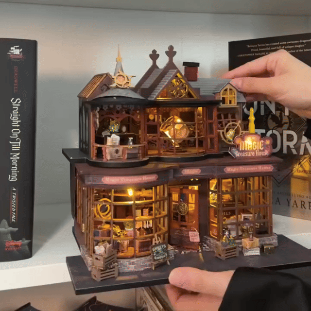 Magic Treasure House-DIY 3D Book Nook Model Kit