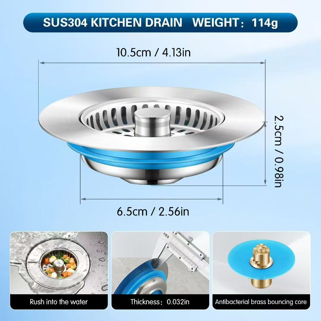 Upgraded Kitchen Sink Drainer