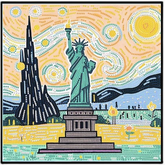 Statue of Liberty 5D Diamond Painting Kit