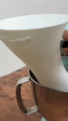 Flour Funnel for KitchenAid Stand Mixer, Fits Artisan KSM150 & Bowl-Lift, Easy Baking Tool