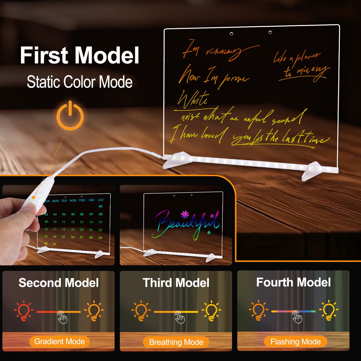 LED Note Board with Colors