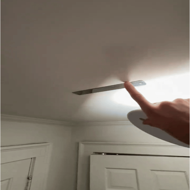 Smart Wireless Ceiling Light | 3-Second Magnetic Setup (Damage Free & Rechargeable）