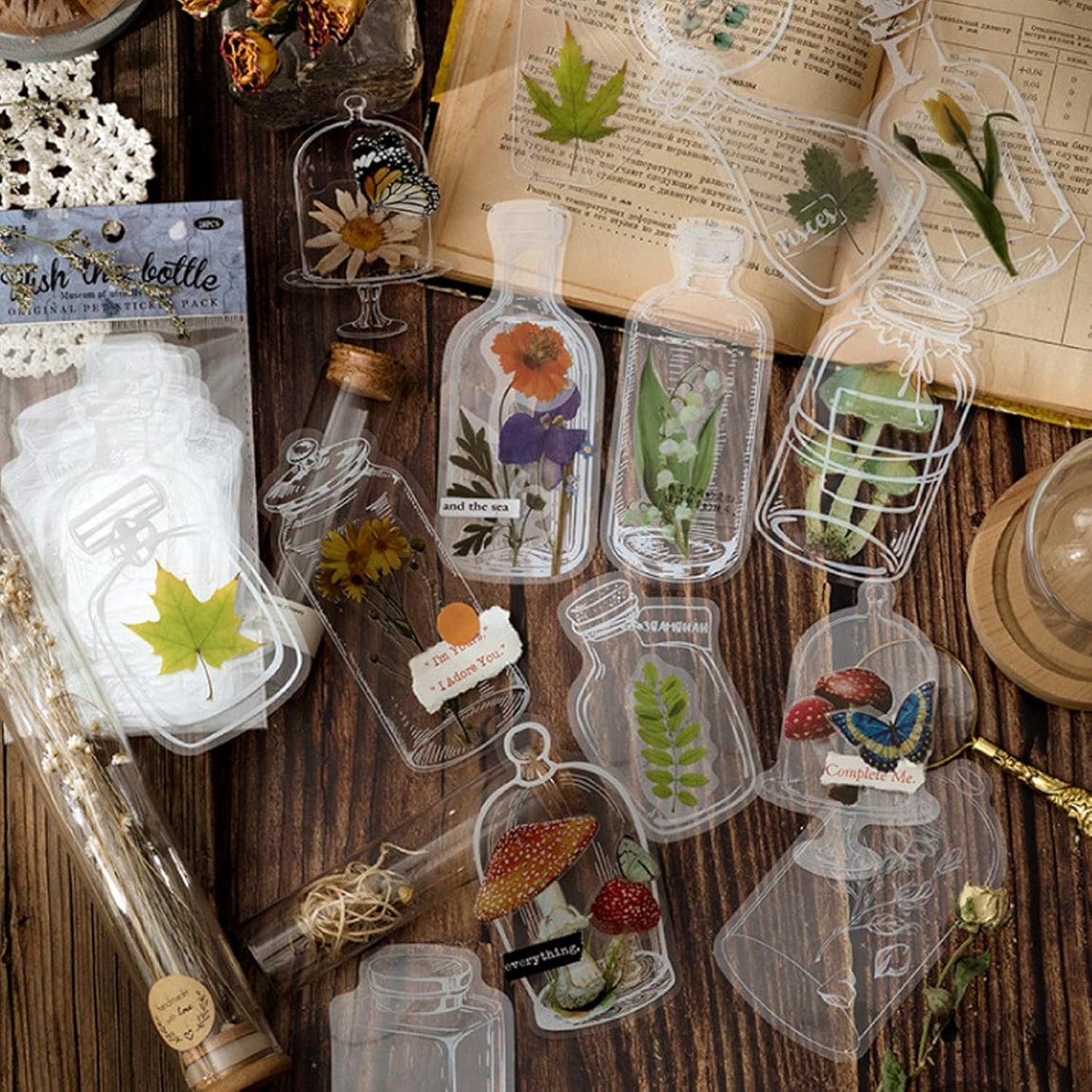 Laminating Pouches for DIY Botanical Bookmarks