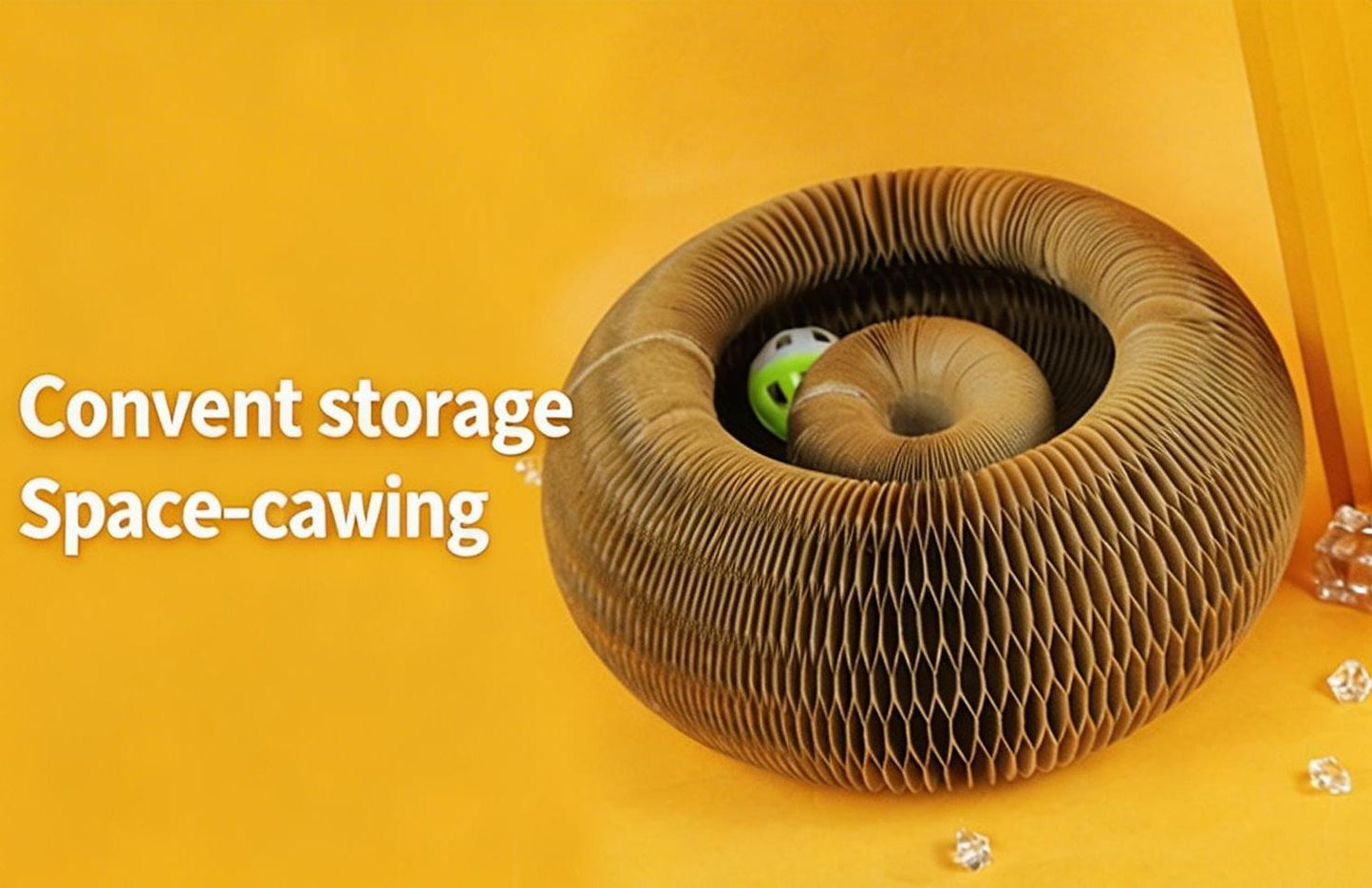 Accordion Cat Scratcher