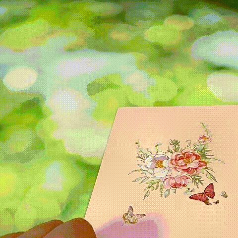 3D Butterfly Pop-Up Greeting Card