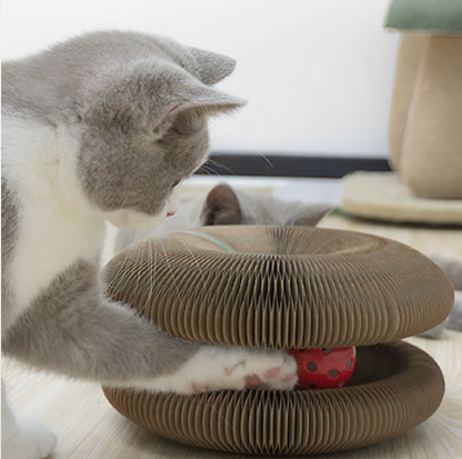 Accordion Cat Scratcher