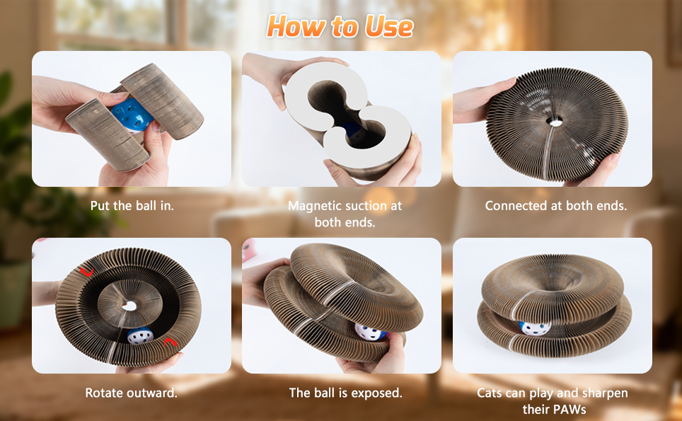 Accordion Cat Scratcher