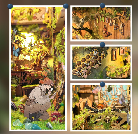 Insect Story-DIY 3D Book Nook Model Kit