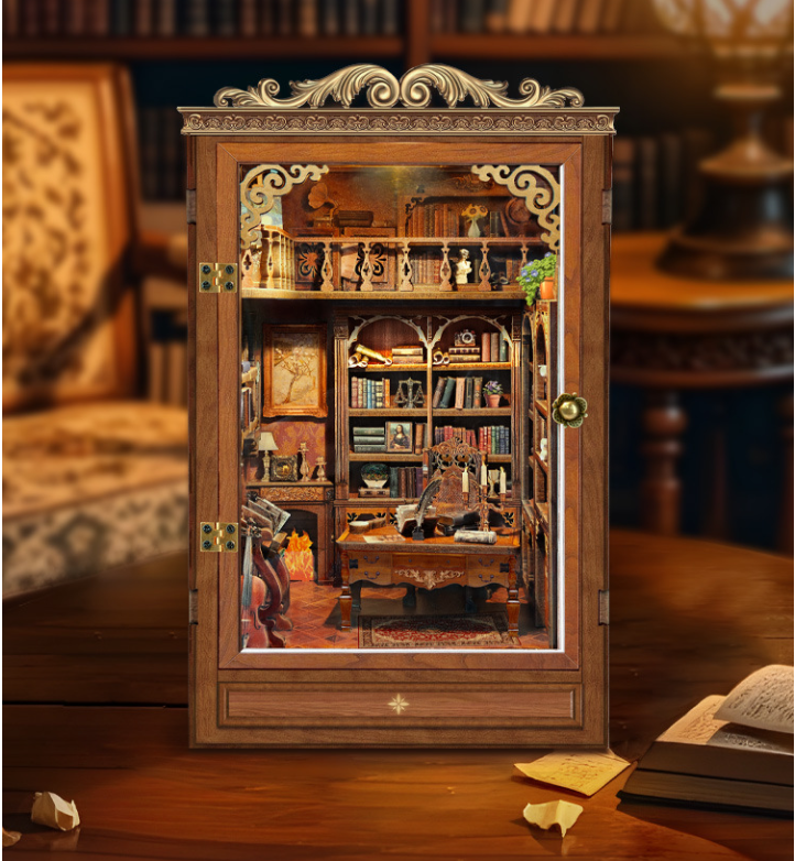 Timeless Book House-DIY 3D Book Nook Model Kit