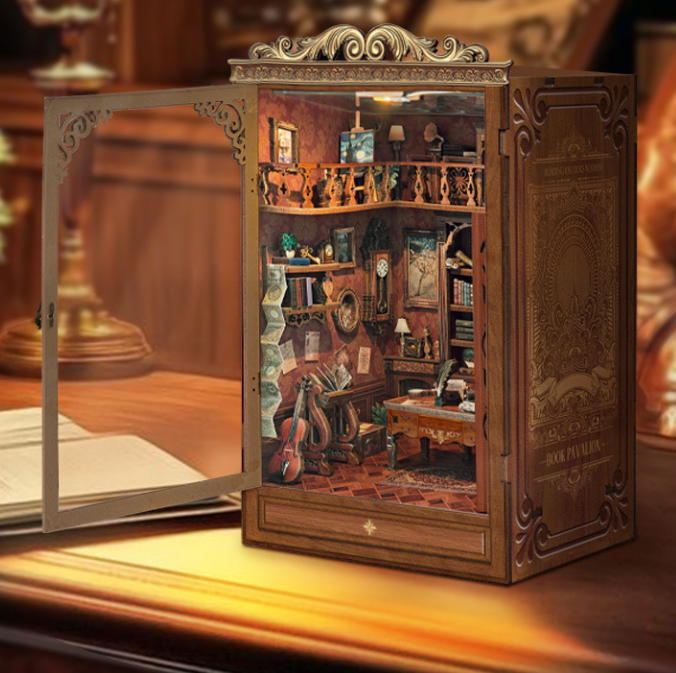 Timeless Book House-DIY 3D Book Nook Model Kit