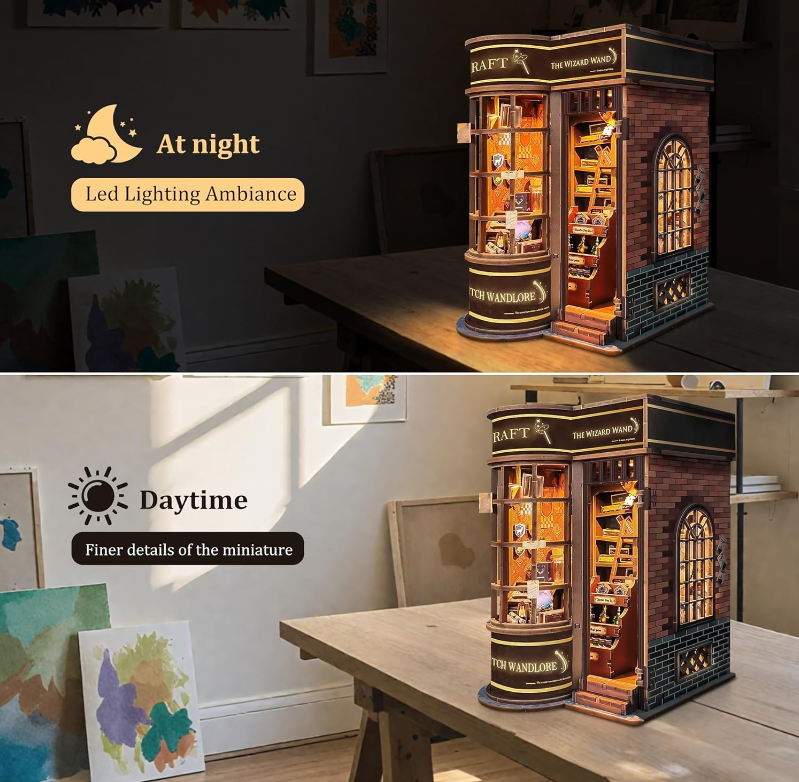 Magic Wand Store-DIY 3D Book Nook Model Kit