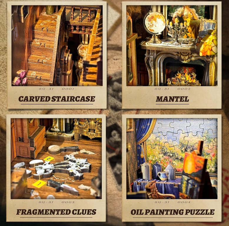 Key Tracking-DIY 3D Book Nook Model Kit