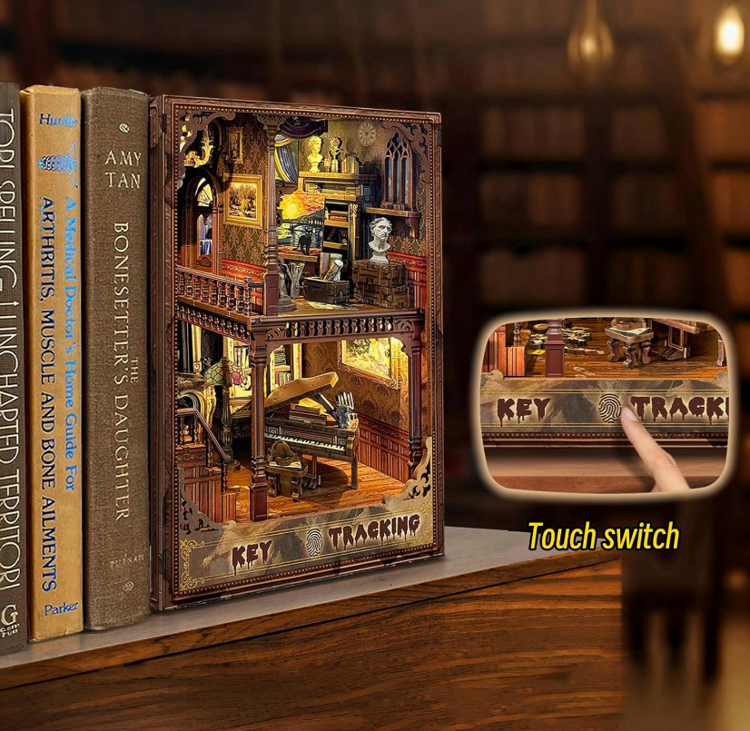Key Tracking-DIY 3D Book Nook Model Kit