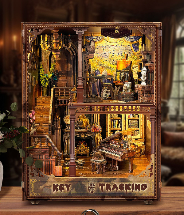 Key Tracking-DIY 3D Book Nook Model Kit