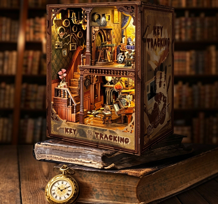 Key Tracking-DIY 3D Book Nook Model Kit