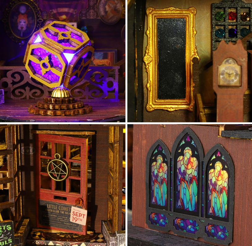 Magic Treasure House-DIY 3D Book Nook Model Kit