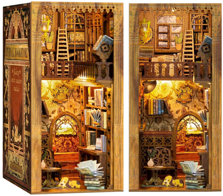 Eternal Bookstore-DIY 3D Book Nook Model Kit