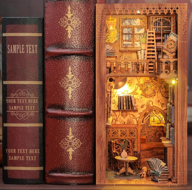Eternal Bookstore-DIY 3D Book Nook Model Kit