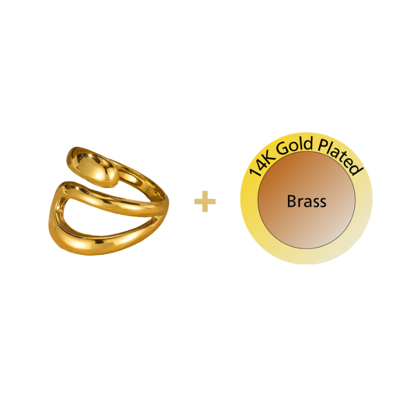 Teardrop Hollow Ring