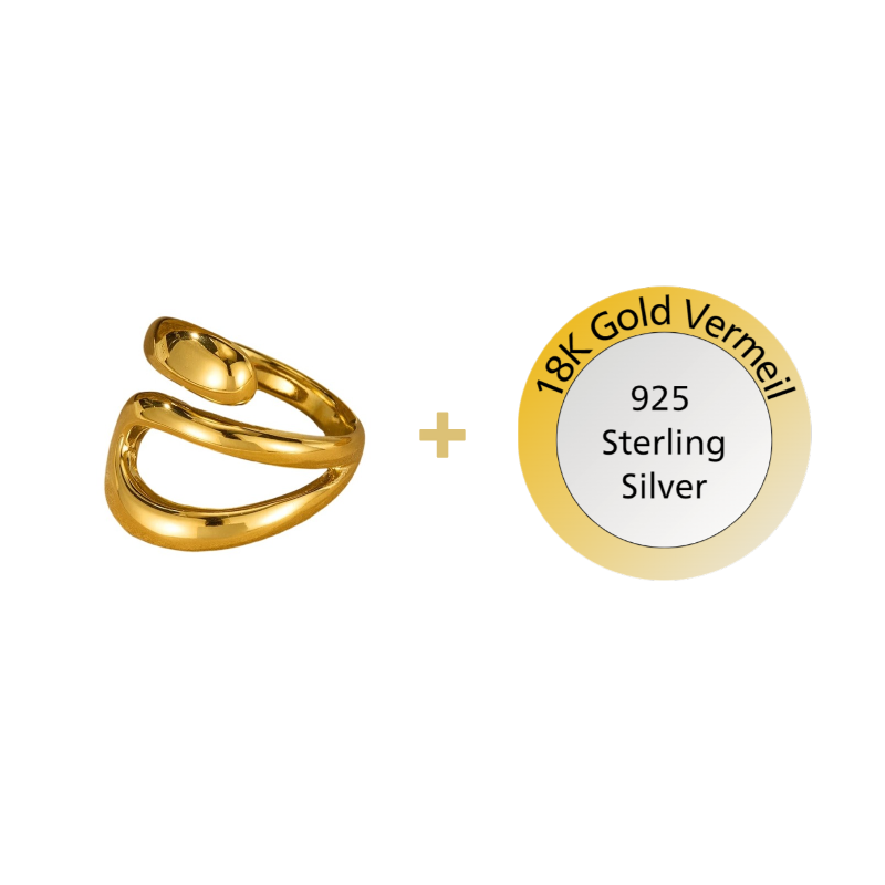 Teardrop Hollow Ring