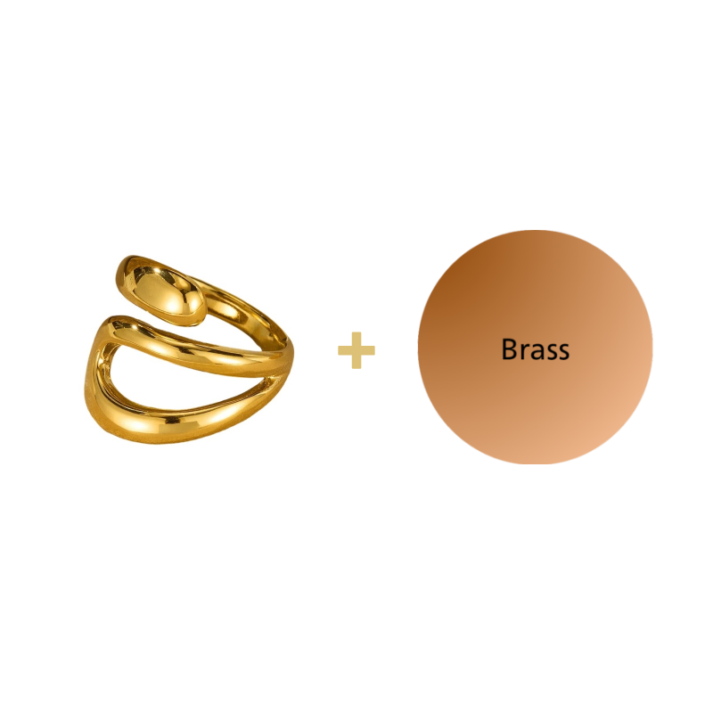 Teardrop Hollow Ring