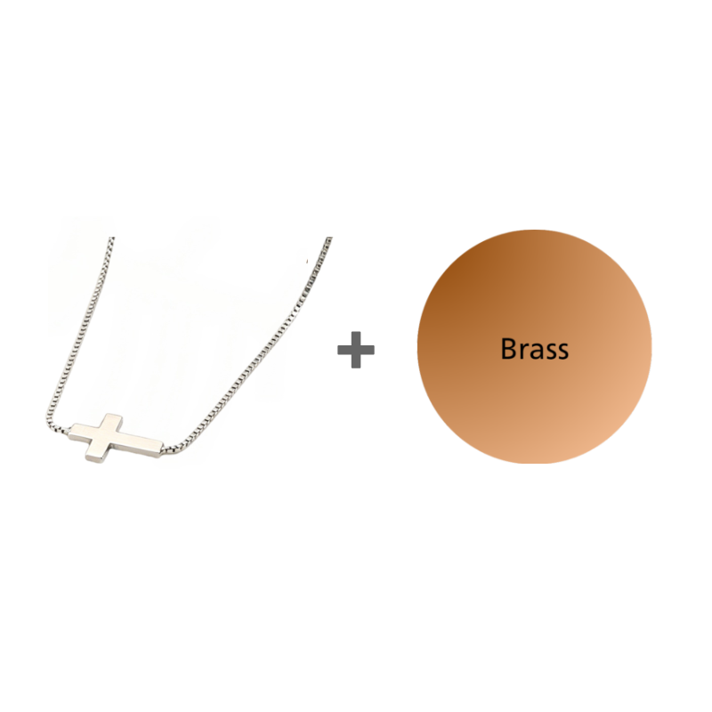 Horizontal Cross Necklace