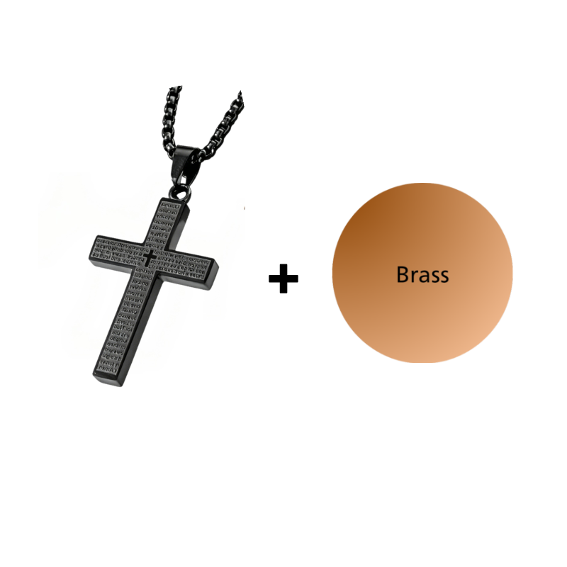 Bible Verse Cross Necklace