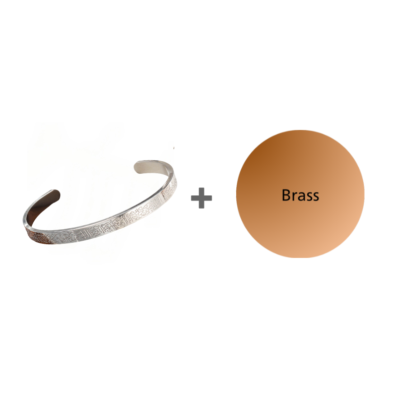 Engraved Script Cuff Bracelet
