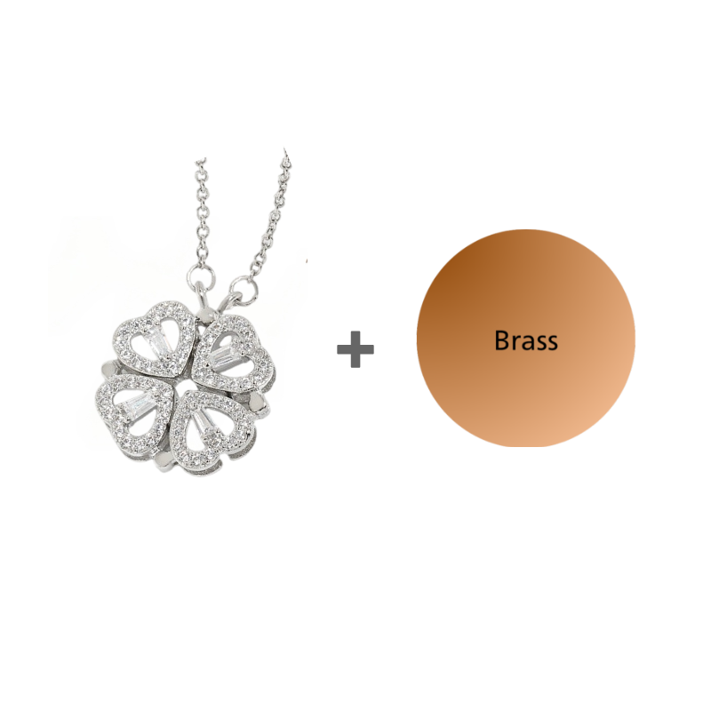 Lucky Heart Clover Convertible Necklace