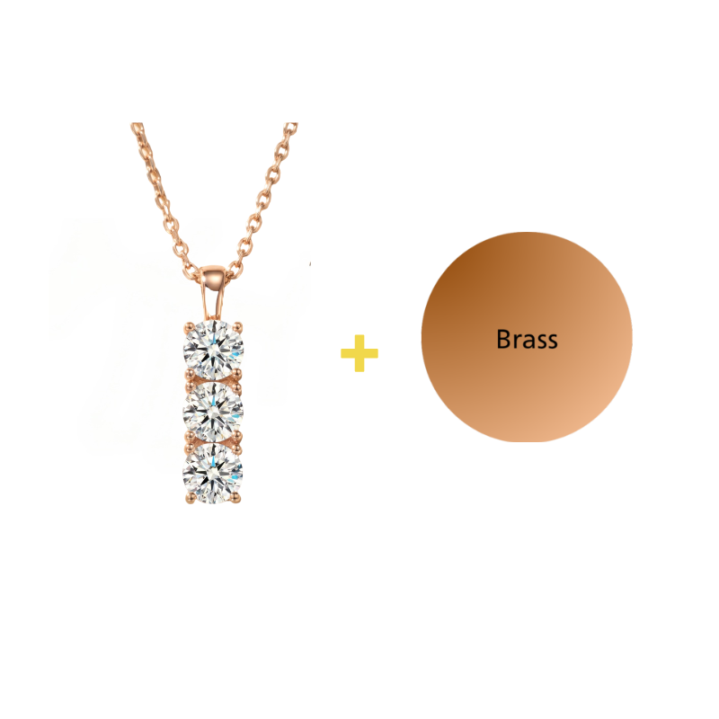 Eternal Three-Stone Necklace