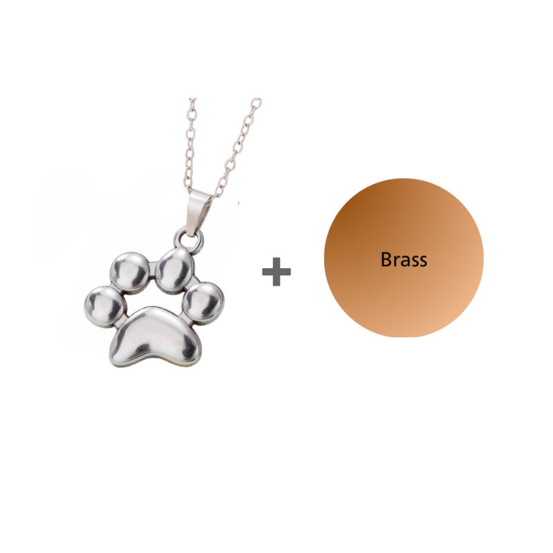 Paw Print Pendant Necklace
