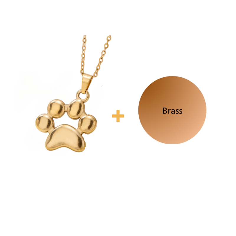 Paw Print Pendant Necklace