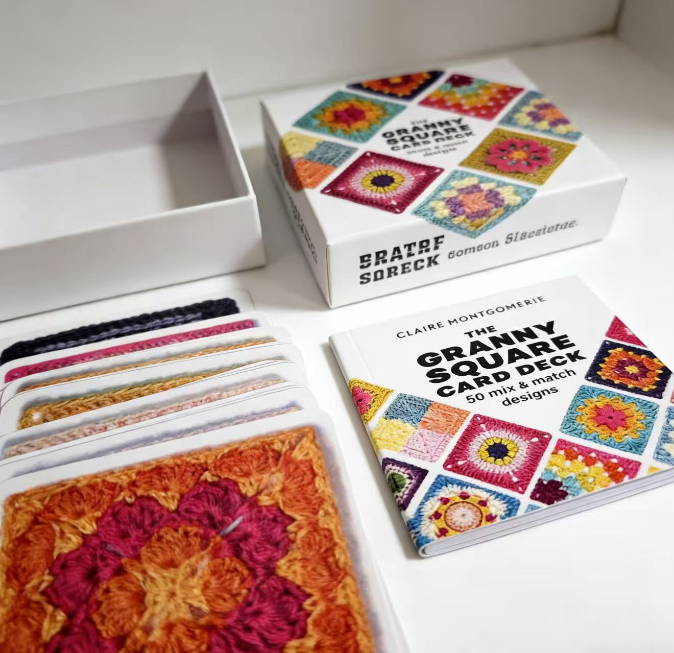 The Granny Square Card Deck: 50 mix and match designs