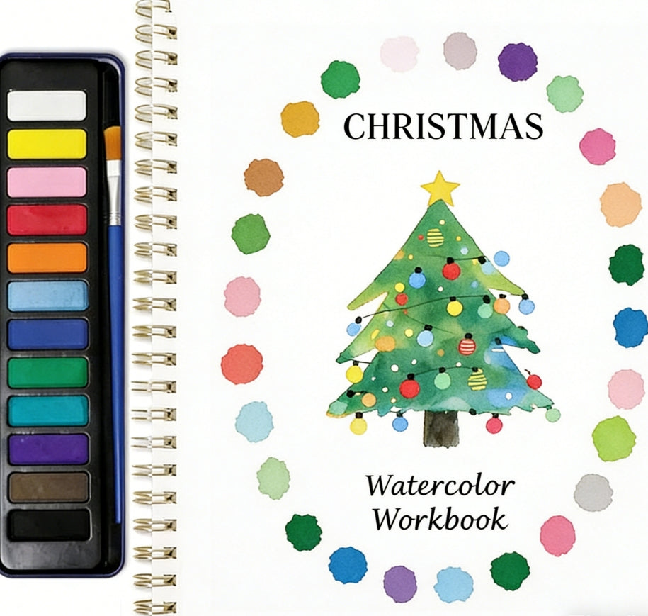 Beginner-Friendly Watercolor Workbook