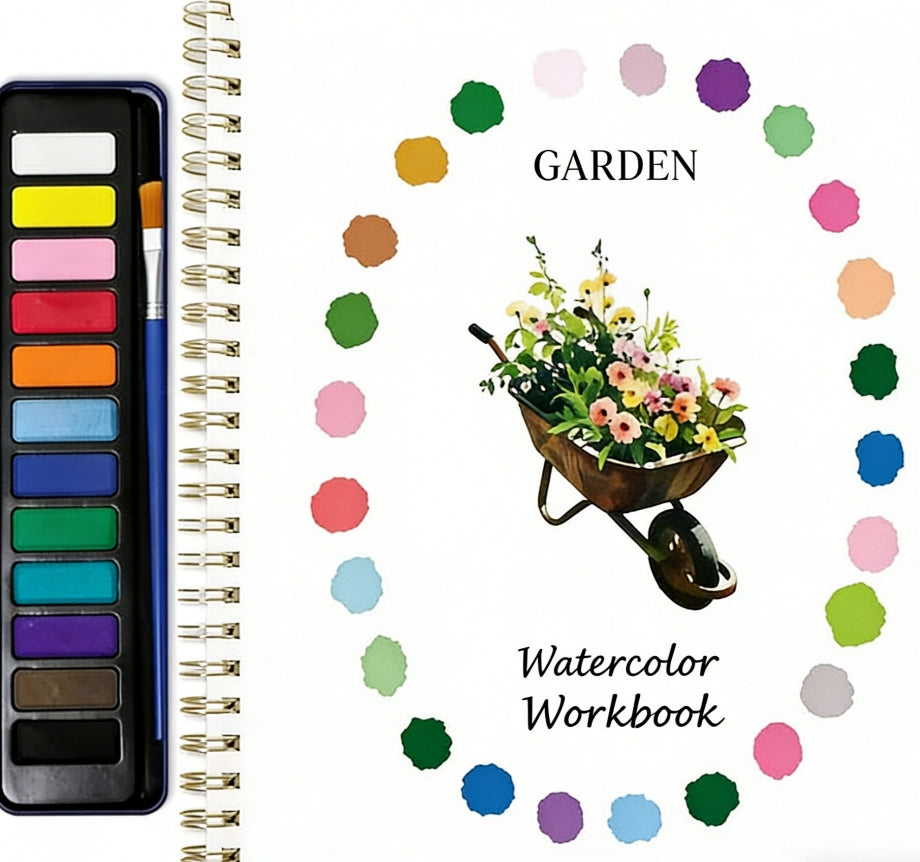 Beginner-Friendly Watercolor Workbook